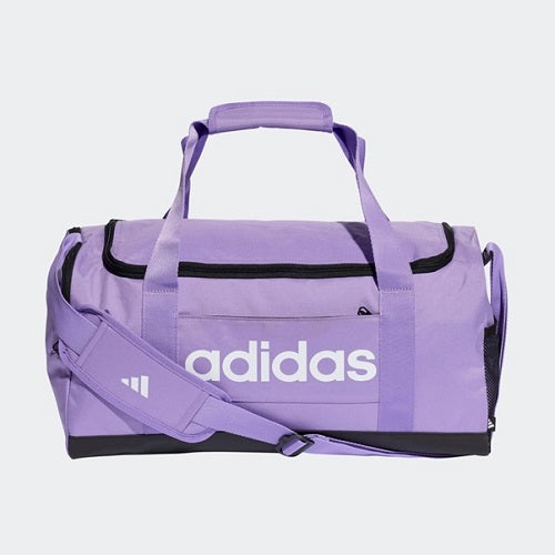 Adidas Linear Duffel Bag Small Violet Fusion/White