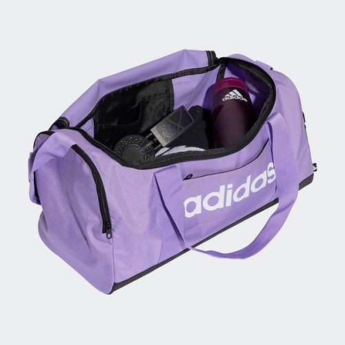 Adidas Linear Duffel Bag Small Violet Fusion/White