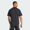 Adidas Mens Future Icons 3 Stripes Tee Black