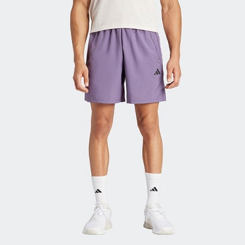 Adidas Mens Training Essentials 7 Inch Woven Short Shadow Violet/Black