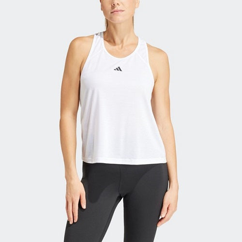 Adidas Womens Minimal Branding Racerback Tank White