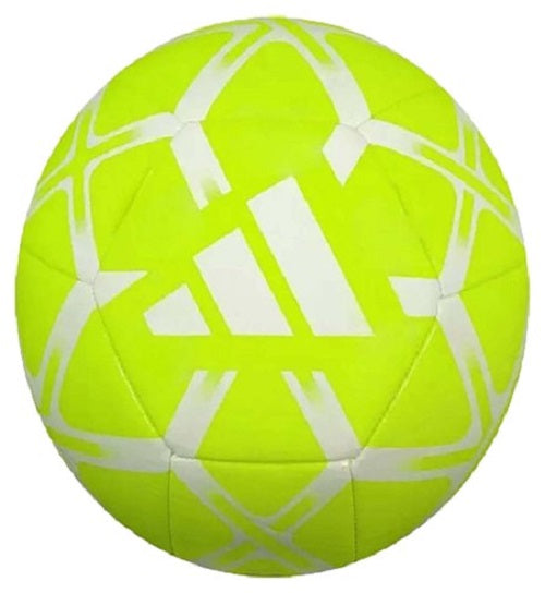 Adidas Starlancer Club Soccer Ball Lucid Lemon/White