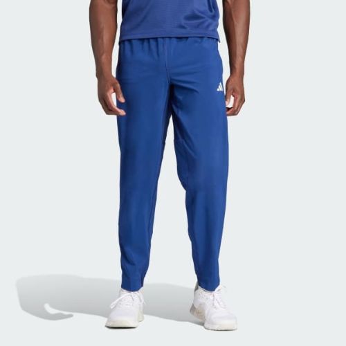 Adidas Mens Train Essentials Woven Pant Dark Blue/White