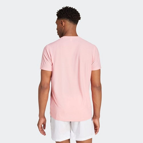 Adidas Mens Own The Run Tee Semi Pink Spark