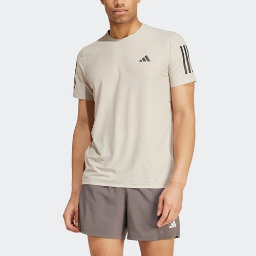 Adidas Mens Own The Run Tee Wonder Beige