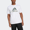 Adidas Mens Camo Badge Of Sport Tee White