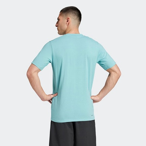 Adidas Mens Feelready Training Tee Mint Ton/Black