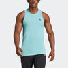 Adidas Mens Feelready Training Sleeveless Tee Min Ton/Black