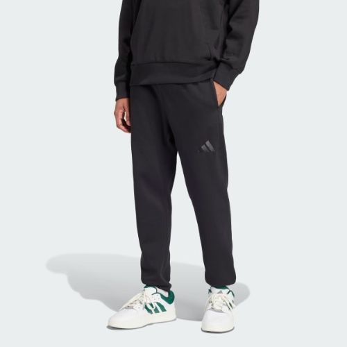 Adidas Mens All Szn Fleece Regular Tapered Pant Black