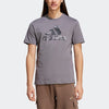 Adidas Mens Camo Badge Of Sport Graphic Tee Grey Four