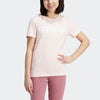 Adidas Kids Linear Tee Sandy Pink/White