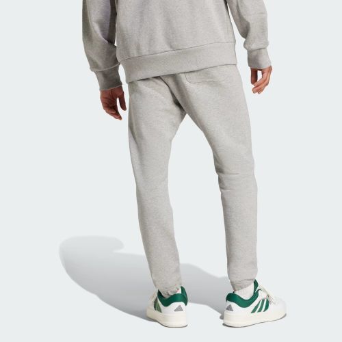 Adidas Mens All Szn French Terry Regular Tapered Pant Medium Grey Heather