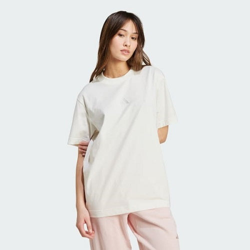 Adidas Womens All Season Loose Tee Off White