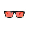 Insalt Polarised Èziview Matte Black Sunglasses Red