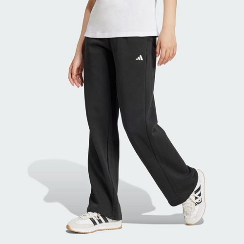 Adidas Womens Small Logo Feel Cozy Open Hem Pant Black