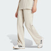 Adidas Womens Small Logo Feel Cozy Open Hem Pant Wonder Aluminium/White