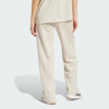 Adidas Womens Small Logo Feel Cozy Open Hem Pant Wonder Aluminium/White