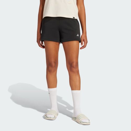 Adidas Womens Small Logo Fleece Short Black/White