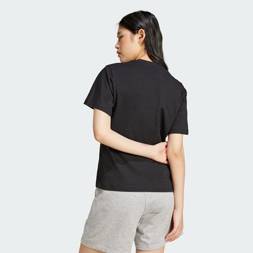 Adidas Womens Small Logo Single Jersey Tee Black/White