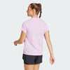 Adidas Womens Aeroready Minimal Branding Crew Tee Bliss Lilac/White