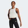 Adidas Womens Train Essential Boxy Tank Wonder Aluminium