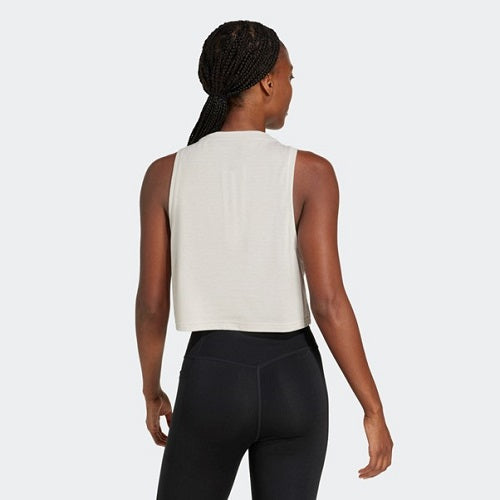 Adidas Womens Train Essential Boxy Tank Wonder Aluminium