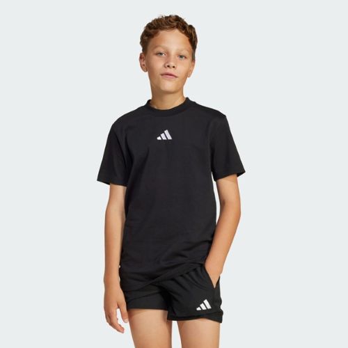 Adidas Kids Small Logo Tee Black/White