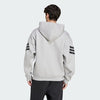 Adidas Mens Future Icons 3 Stripes FZ Hooded Jacket Medium Grey Heather