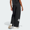 Adidas Womens Future Icons 3 Stripes Open Hem Pants Black/White