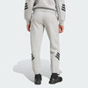 Adidas Womens Future Icons 3 Stripes Regular Fit Pants Medium Grey Heather