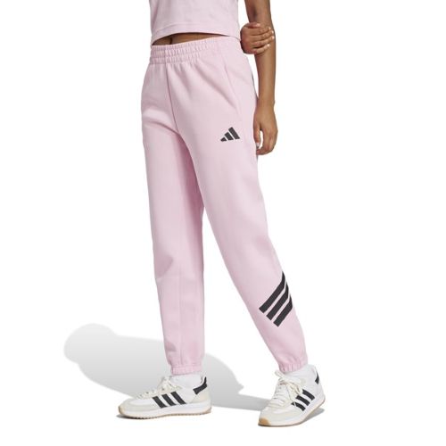 Adidas Womens Future Icons 3 Stripes Regular Fit Pants True Pink