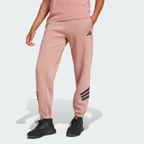 Adidas Womens Future Icons 3 Stripes Regular Fit Pants Warm Clay