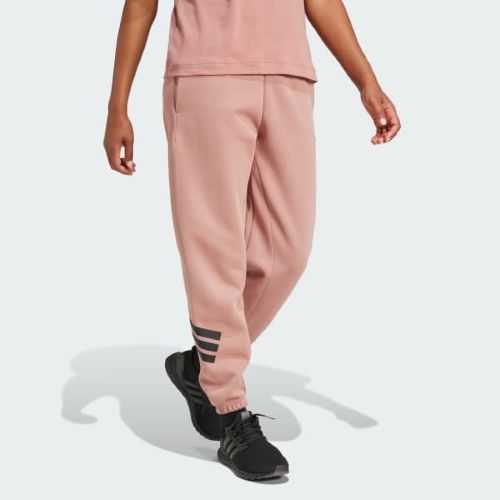 Adidas Womens Future Icons 3 Stripes Regular Fit Pants Warm Clay