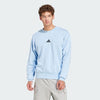 Adidas Mens Feelcozy Fleece Sweat Glow Blue/Black