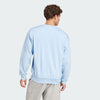 Adidas Mens Feelcozy Fleece Sweat Glow Blue/Black