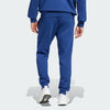Adidas Mens FeelCozy Fleece Pants Dark Blue/White