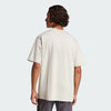 Adidas Mens Linear Single Jersey Tee Wonder Aluminium/White