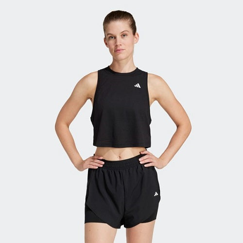 Adidas Womens Train Essential Boxy Tank Black
