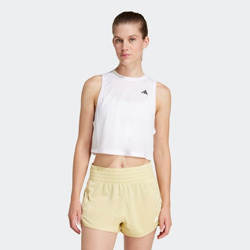 Adidas Womens Train Essential Boxy Tank White