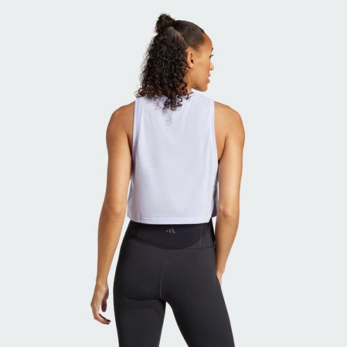 Adidas Womens Train Essential Boxy Tank Violet Tone