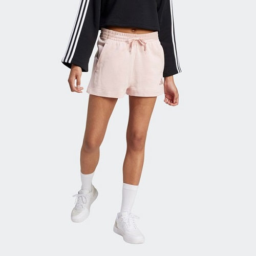 Adidas Womens All Season French Terry Short Sandy Pink