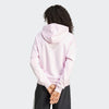 Adidas Womens Small Logo Feel Cozy Hoodie Clear Pink/White