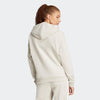 Adidas Womens Small Logo Feel Cozy Hoodie Wonder Aluminium/White