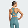 Adidas Womens PowerReact Training Medium Support Bra A-B Cup Preloved Teal