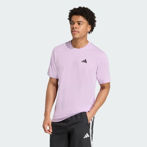 Adidas Mens Feelready Training Tee Wonder Power Plum/Black