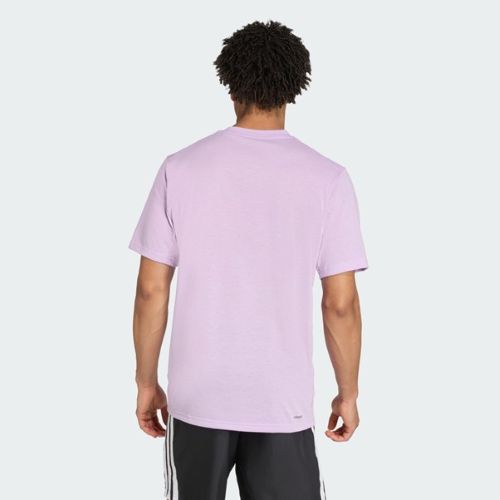 Adidas Mens Feelready Training Tee Wonder Power Plum/Black