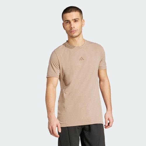 Adidas Mens D4T Tee Chalky Brown