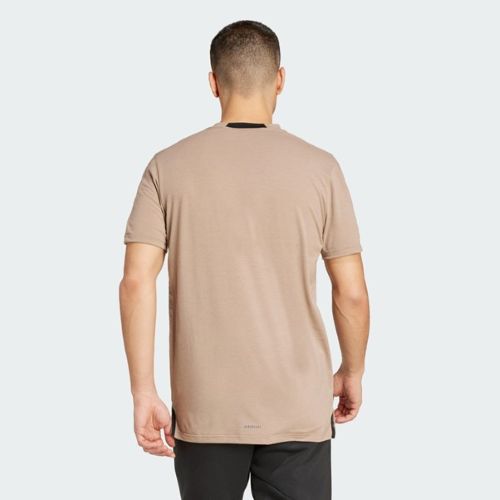 Adidas Mens D4T Tee Chalky Brown
