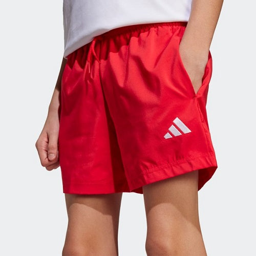 Adidas Kids Small Logo Chelsea Short Pure Ruby/White