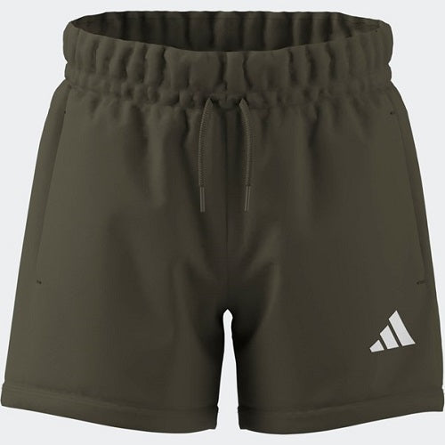 Adidas Kids Small Logo Chelsea Short Olive Strata/White